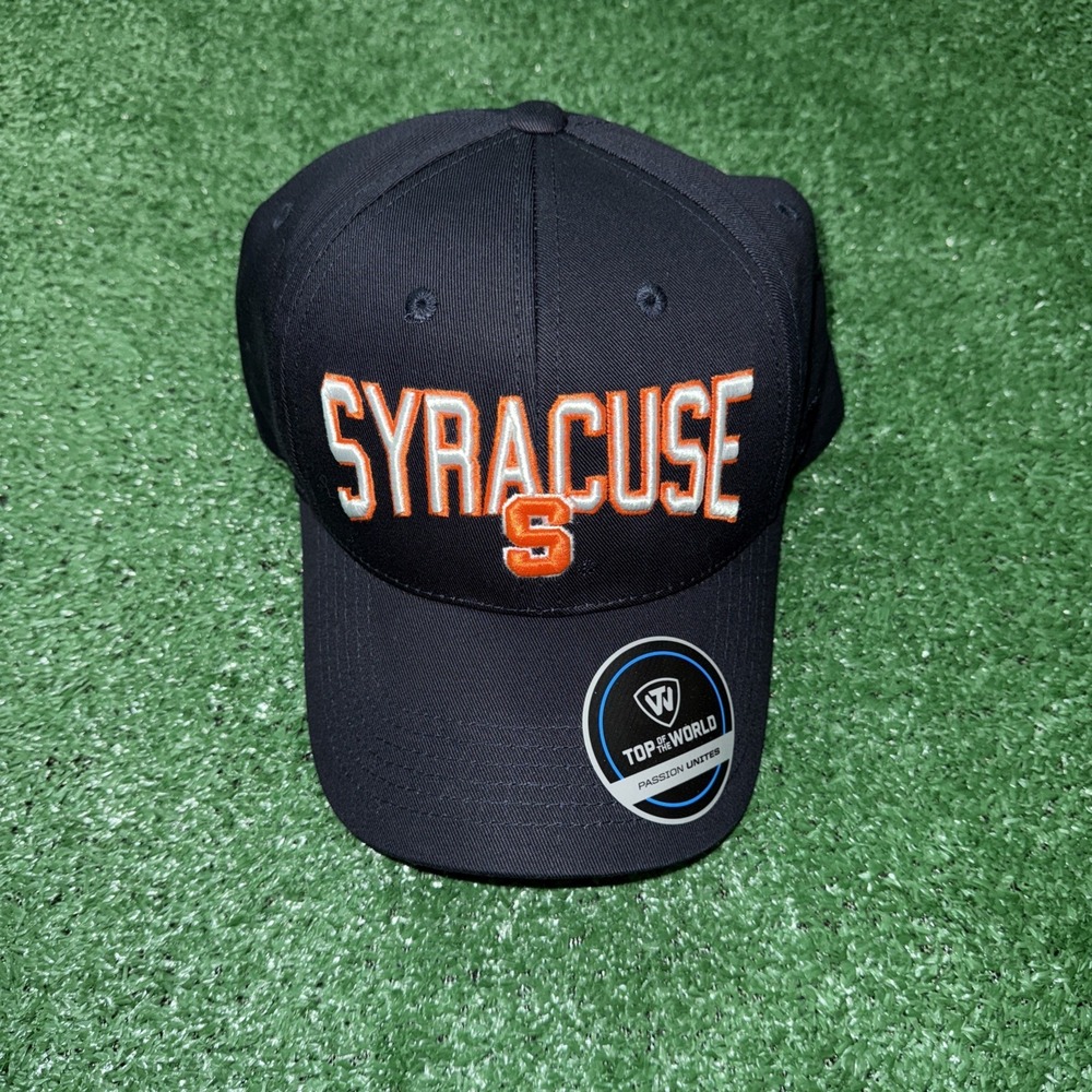 Syracuse Orange SnapBack Hat - Top‎ Of The World A-Frame Adjustable Cap